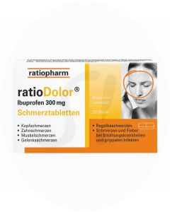 ratioDolor Ibuprofen 300 mg Schmerztabletten