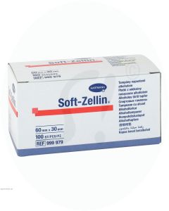 Soft-Zellin Alkoholtupfer 100 Stk.