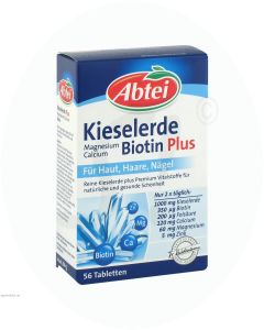 Abtei Kieselerde Biotin Plus Magnesium Calcium 56 Stk.
