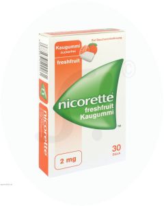 Nicorette Freshfruit Kaugummi 2 mg 30 Stk.