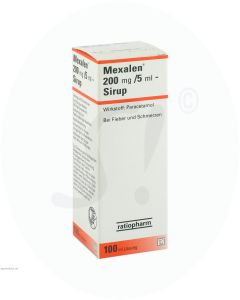 Mexalen 200 mg/5 ml Sirup 100 ml