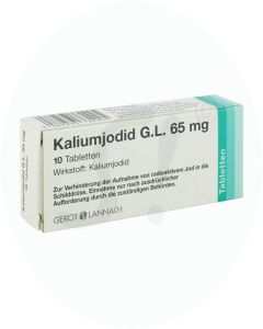 Kalium Jod G.L.Tabletten 65 mg 10 Stk.