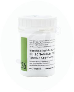 Schüßler Nr. 26 Selenium Adler Pharma 100 g D 12