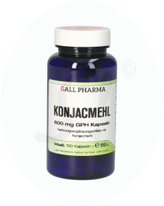 Gall Pharma Konjac-Mehl 600mg Kapseln 