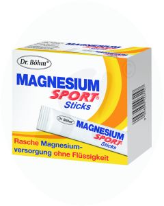 Dr. Böhm Magnesium Sport Sticks 20 Stk.