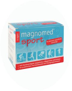 Magnomed Magnesium-Kalzium Sport Pulver Orange 7g 24 Stk.