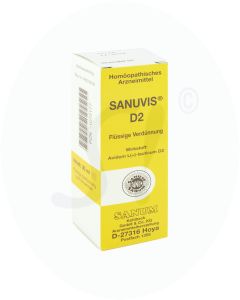 Sanum Kehlbeck Sanuvis D 2 Tropfen 30 ml