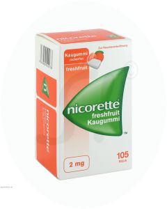Nicorette Freshfruit Kaugummi 2 mg 105 Stk.