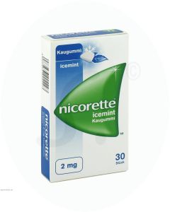 Nicorette Icemint Kaugummi 2 mg 30 Stk.