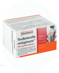 Ratiopharm Teufelskralle Filmtabletten 480 mg 100 Stk.