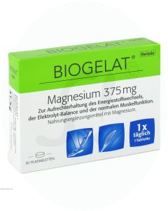 Biogelat Magnesium 375 mg Filmtabletten