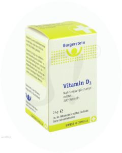 Burgerstein Vitamin D 3 Kapseln 100 Stk.