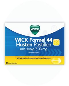 Wick Formel 44 Husten-Pastillen mit Honig 7,33 mg 12 Stk.