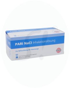 PARI NaCl 0,9% Inhalationslösung 60 x 2,5 ml