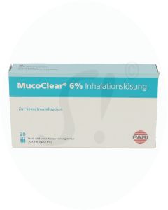 Pari Inhalation Mucoclear 80 ml 0,06 20 x 4 ml