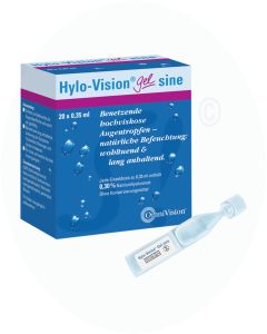 Hylo-Vision Gel sine Augentropfen 0,35 ml