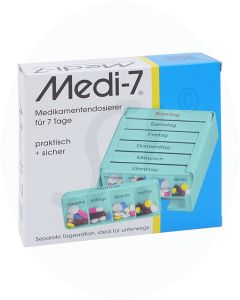 Medi-7 APV Medikament Türkis Doskar 1 Stk.