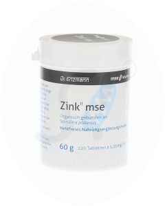 Zink Tabletten 1,25mg MSE Allergosan 120 Stk.
