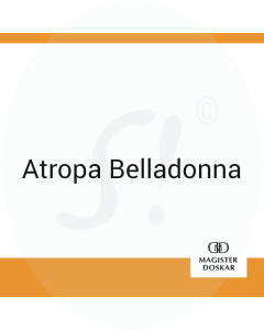 Atropa Belladonna Doskar Dilution