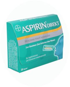 Aspirin Direkt 500mg Granulat 20 Stk.