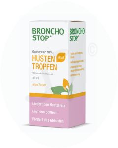 BRONCHOSTOP Guaifenesin 10% akut Hustentropfen 50 ml