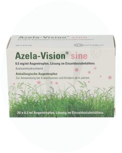 Azela-Vision sine Augentropfen 0,5 mg 20 Stk.