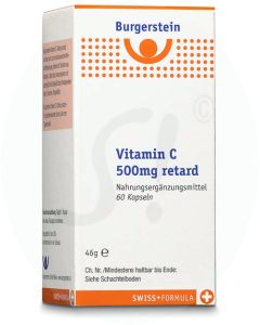 Burgerstein Vitamin C 500 mg Retard Kapseln 60 Stk.