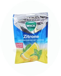 WICK ohne Zucker Zitrone + Menthol 72 g 