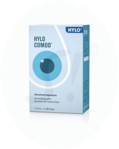 HYLO COMOD Augentropfen 2x10 ml