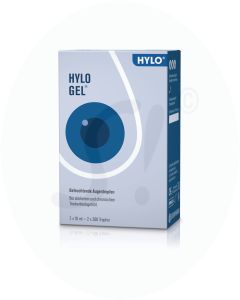 HYLO GEL Augentropfen 2 x 10 ml 