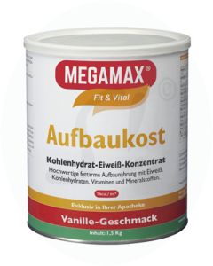 Megamax Aufbaukost Vanille 1500 g