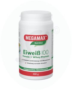 Megamax Milch+Molke Eiweiß Cappuccino 400 g