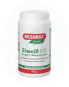 Megamax Milch+Molke Eiweiß Vanille 400 g