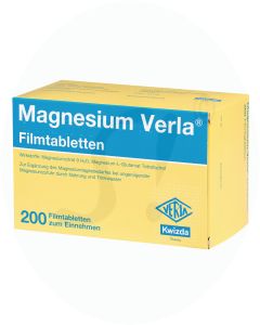 Magnesium Verla Filmtabletten 200 Stk.