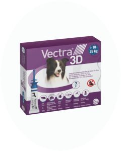 Vectra 3D Lösung für Hunde 10-25 kg 3 Stk.