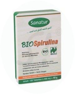 Sanatur Bio Spirulina Tabletten 400 mg
