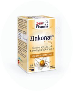 ZeinPharma Zinkonat 10 mg Kapseln 90 Stk.