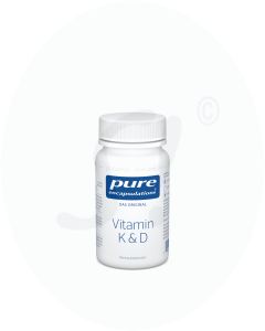 Pure Encapsulations Kapseln Vitamin K & D 60 Stk.