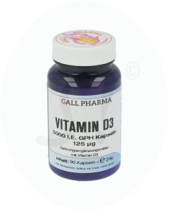 Gall Pharma Vitamin D3 5.000 I.E. Kapseln 90 Stk.