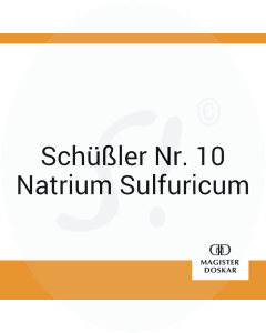 Schüßler Nr. 10 Natrium Sulfuricum Doskar 50 g