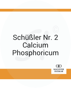 Schüßler Nr. 2 Calcium Phosphoricum Doskar 1 Stk. D 6 Tabletten