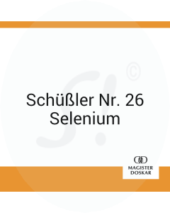 Schüßler Nr. 26 Selenium Doskar 20 g D 12 Globuli