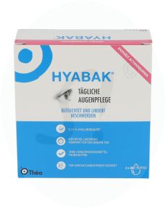 Hyabak 0,15% Augentropfen 30 Stk.