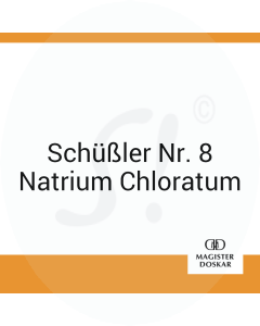 Schüßler Nr. 8 Natrium Chloratum Doskar 50 ml D 6 Dilution