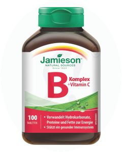 Jamieson B Komplex + Vitamin C Tabletten 100 Stk.