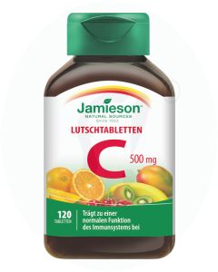 Jamieson Vitamin C 500 mg Frucht-Cocktail Tabletten 120 Stk.
