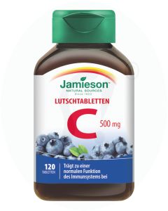 Jamieson Vitamin C 500 mg wilde Heidelbeeren Tabletten 120 Stk.