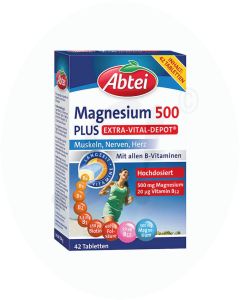 Abtei Magnesium 500 Plus Vital-Depot Tabletten  42 Stk.