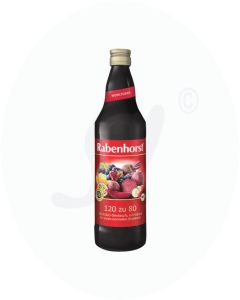 Rabenhorst 120 zu 80 Rote Bete Mehrfruchtsaft 750 ml