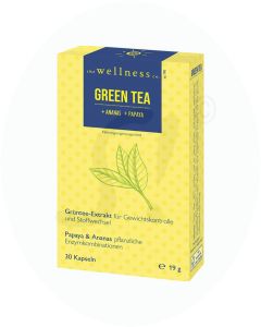 Wellness Green Tea + Ananas & Papaya Kapseln 30 Stk.